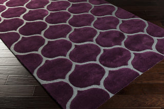 Surya Mamba MBA-9021 Violet Hand Tufted Area Rug 5x8 Corner