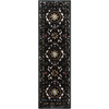 Surya Mamba MBA-9025 Black Area Rug 2'6'' x 8' Runner