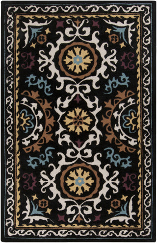 Surya Mamba MBA-9025 Black Hand Tufted Area Rug 5' X 8'