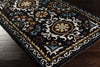 Surya Mamba MBA-9025 Black Hand Tufted Area Rug 5x8 Corner