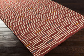 Surya Mamba MBA-9030 Poppy Hand Tufted Area Rug 5x8 Corner