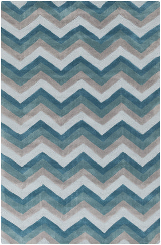 Surya Mamba MBA-9034 Teal Area Rug 5' x 8'