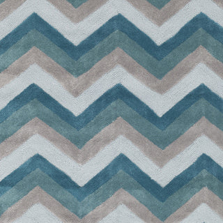 Surya Mamba MBA-9034 Teal Hand Tufted Area Rug Sample Swatch