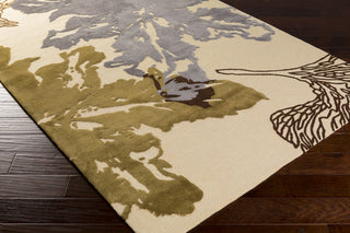 Surya Mamba MBA-9039 Beige Hand Tufted Area Rug 5x8 Corner