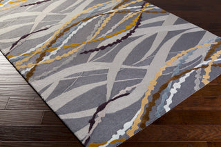 Surya Mamba MBA-9041 Violet Hand Tufted Area Rug 5x8 Corner