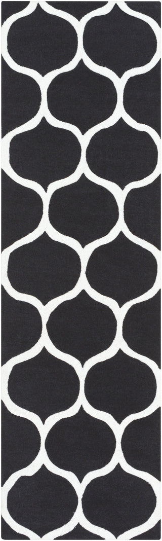 Surya Mamba MBA-9059 Black Area Rug 2'6'' x 8' Runner