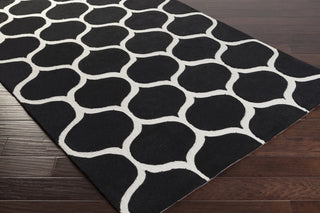 Surya Mamba MBA-9059 Black Hand Tufted Area Rug 5x8 Corner