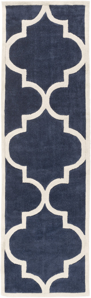 Surya Mamba MBA-9060 Navy Area Rug 2'6'' x 8' Runner