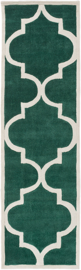 Surya Mamba MBA-9061 Emerald/Kelly Green Area Rug 2'6'' x 8' Runner