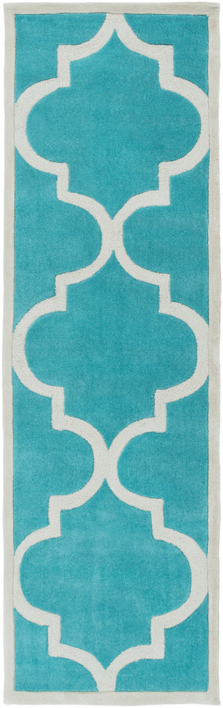 Surya Mamba MBA-9068 Teal Area Rug 2'6'' x 8' Runner