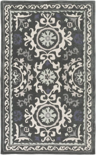 Surya Mamba MBA-9070 Charcoal Area Rug 5' x 8'