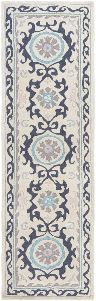 Surya Mamba MBA-9071 Light Gray Area Rug 2'6'' x 8' Runner