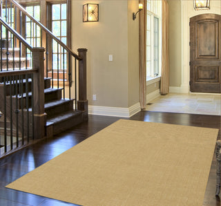 Dalyn Monaco Sisal MC100 Honey Area Rug Lifestyle Image Feature