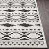 Surya Moroccan Shag MCS-2305 Black Charcoal White Area Rug Detail Image