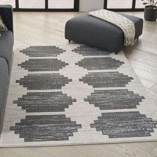 Nourison Modern Passion MDP01 Ivory/Grey Area Rug Detail Image