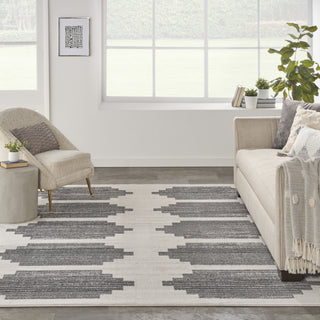 Nourison Modern Passion MDP01 Ivory/Grey Area Rug Main Image