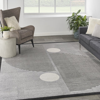 Nourison Modern Passion MDP02 Grey/Black Area Rug Main Image