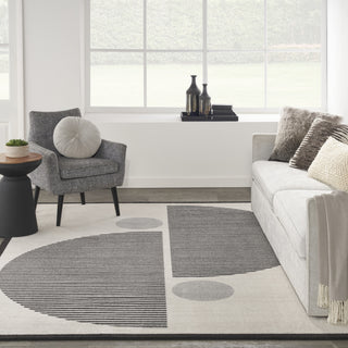 Nourison Modern Passion MDP02 Ivory/Black Area Rug Main Image