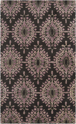 Surya Moderne MDR-1051 Charcoal Area Rug by Bob Mackie 5' x 8'