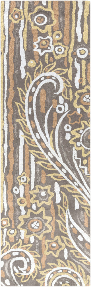 Surya Moderne MDR-1064 Tan Area Rug by Bob Mackie 2'6'' x 8' Runner