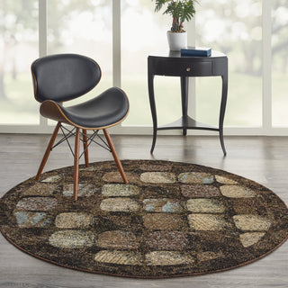 Nourison Modesto MDS01 Charcoal Area Rug