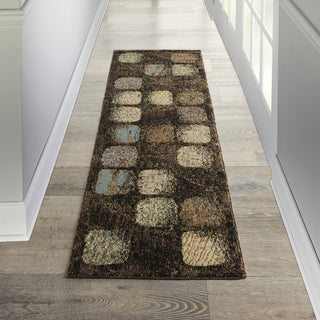 Nourison Modesto MDS01 Charcoal Area Rug