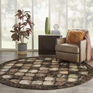 Nourison Modesto MDS01 Charcoal Area Rug