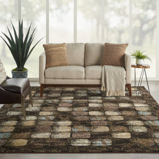 Nourison Modesto MDS01 Charcoal Area Rug