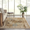 Nourison Modesto MDS04 Beige Area Rug Room Scene Featured