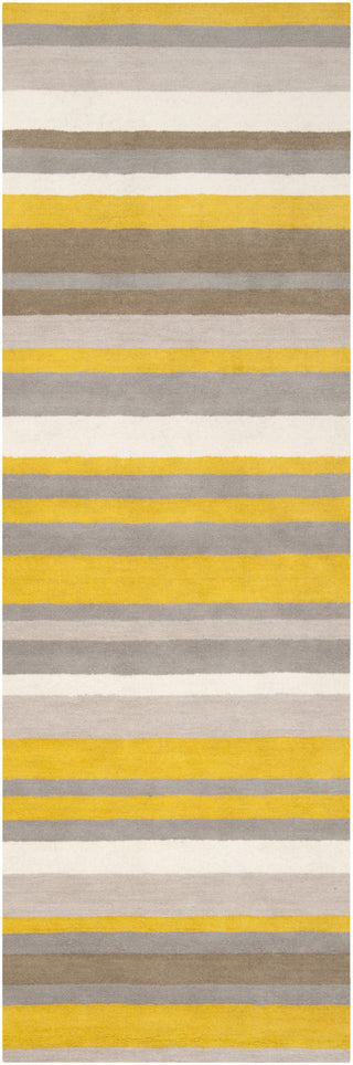 Surya Madison Square MDS-1008 Gold Area Rug by angelo:HOME 2'6'' x 8' Runner