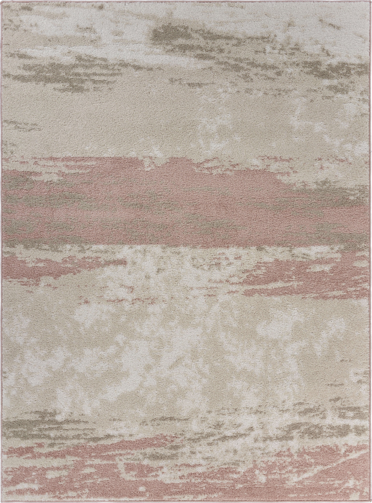 LR Resources Meadow Abstract Blush Brushstroke Area Rug main image