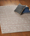 LR Resources Meadow Intricate Blush Geometric Area Rug Lifestyle Image