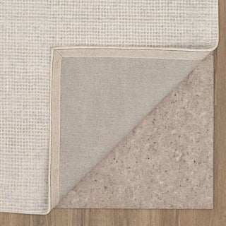 Karastan Labyrinth Meander Silver Birch Area Rug Back Image