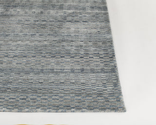 Chandra Melina MEL-46201 Blue/Silver Area Rug Corner Shot