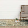 Karastan Touchstone Melrose Blue Teal Area Rug Main Image