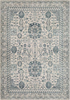 Surya Mesopotamia MEP-2300 Medium Gray Teal Navy Denim Ivory Camel Area Rug Mirror main image