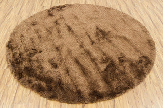 Chandra Mercury MER-6902 Brown Area Rug Round