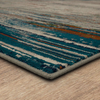 Karastan Meraki Singularity Lapis Area Rug Lifestyle Image