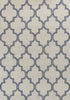 KAS Mercer 6725 Ivory/Navy Quatrefoil Area Rug main image
