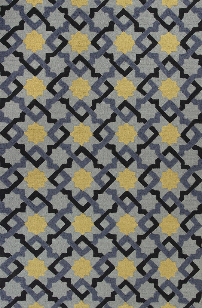 KAS Meridian 2518 Blue Quiltwork Area Rug main image