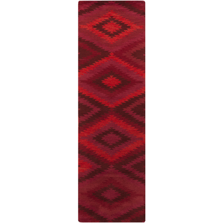 Surya Mesa MES-9000 Burgundy Area Rug 2'6'' x 8' Runner