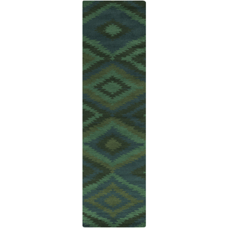 Surya Mesa MES-9001 Teal Area Rug 2'6'' x 8' Runner