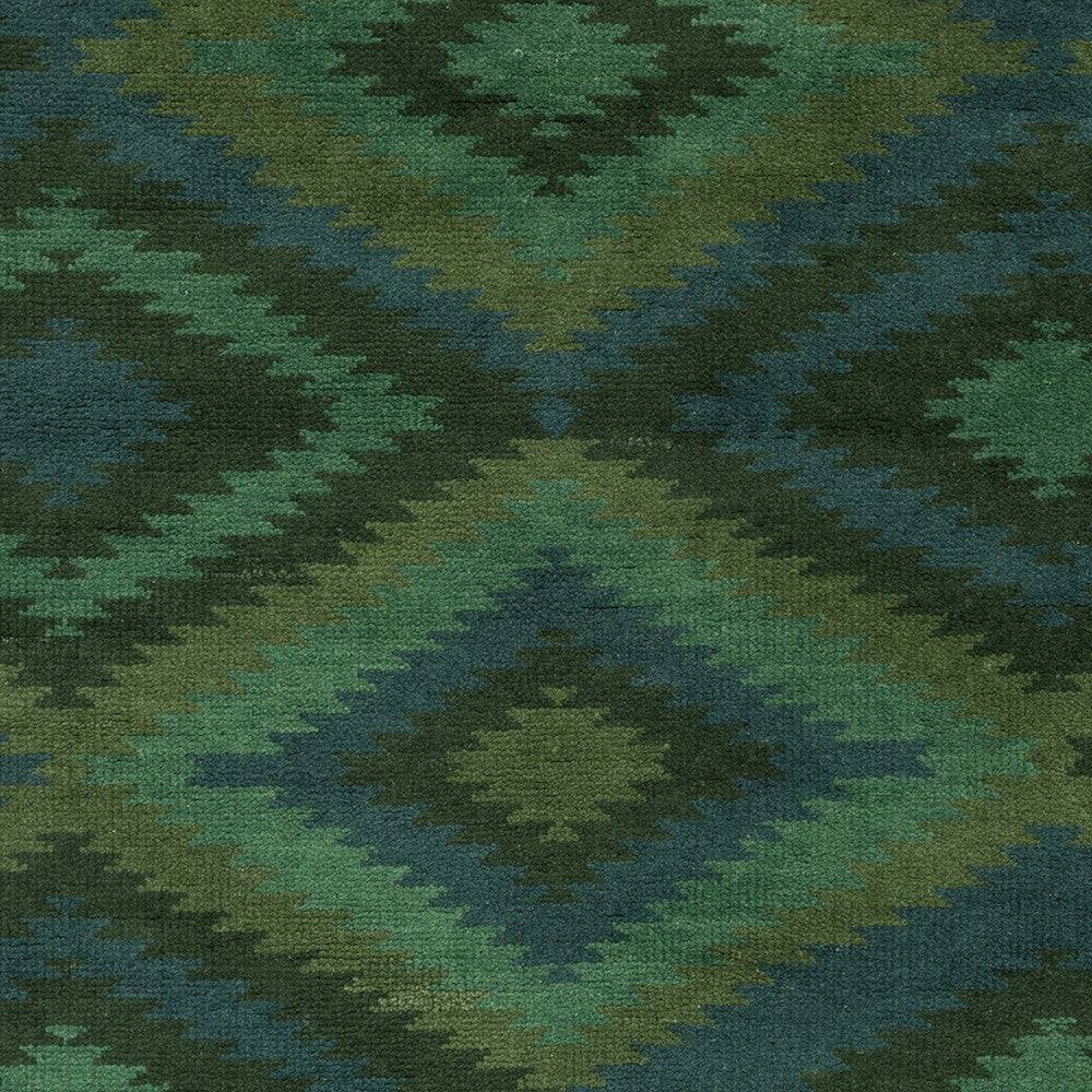 Surya Mesa MES-9001 Teal Hand Knotted Area Rug Sample Swatch