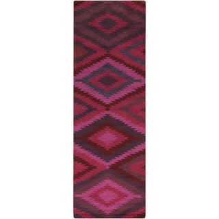 Surya Mesa MES-9002 Eggplant Area Rug 2'6'' x 8' Runner