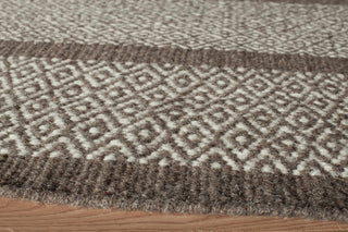 Momeni Mesa MES-9 Brown Area Rug Corner Shot Feature