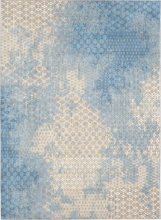 Karastan Intrigue Mesmerize Aqua Area Rug Main Image