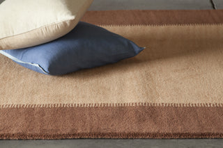 Chandra Metro MET-521 Brown/Light Brown Area Rug Close Up