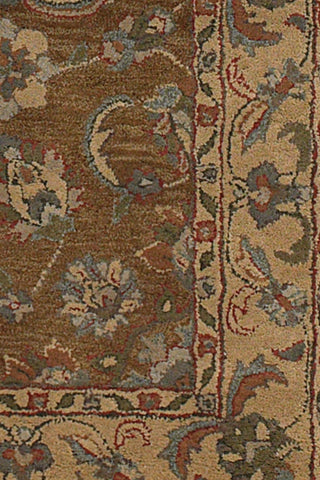 Chandra Metro MET-559 Brown/Tan/Blue/Burgundy Area Rug Close Up