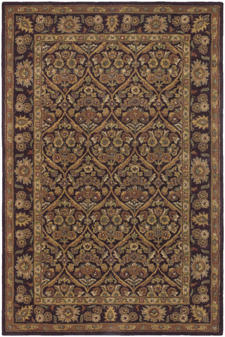 Chandra Metro MET-563 Brown/Yellow/Green/Beige Area Rug main image