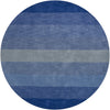 Chandra Metro MET-566 Blue Area Rug Round